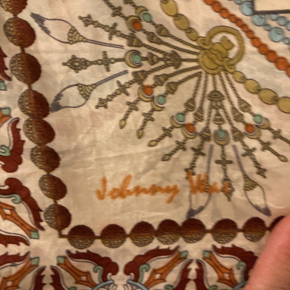 Johnny Was Silk Blouse Size XS - Picture 10 of 15